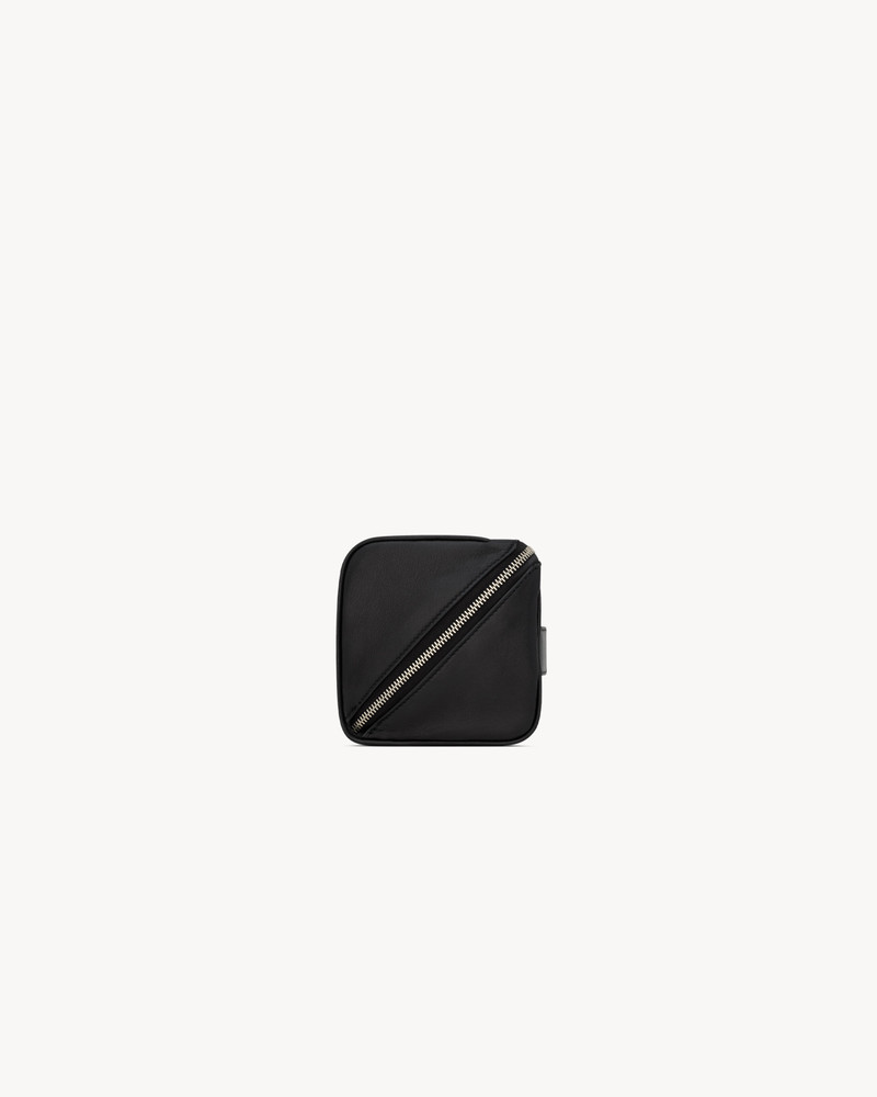 SAINT LAURENT PARIS SMALL VANITY CASE IN SMOOTH LEATHER 3