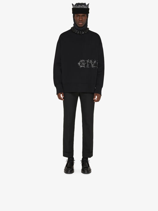 GIVENCHY BARBED WIRE SWEATSHIRT - 1