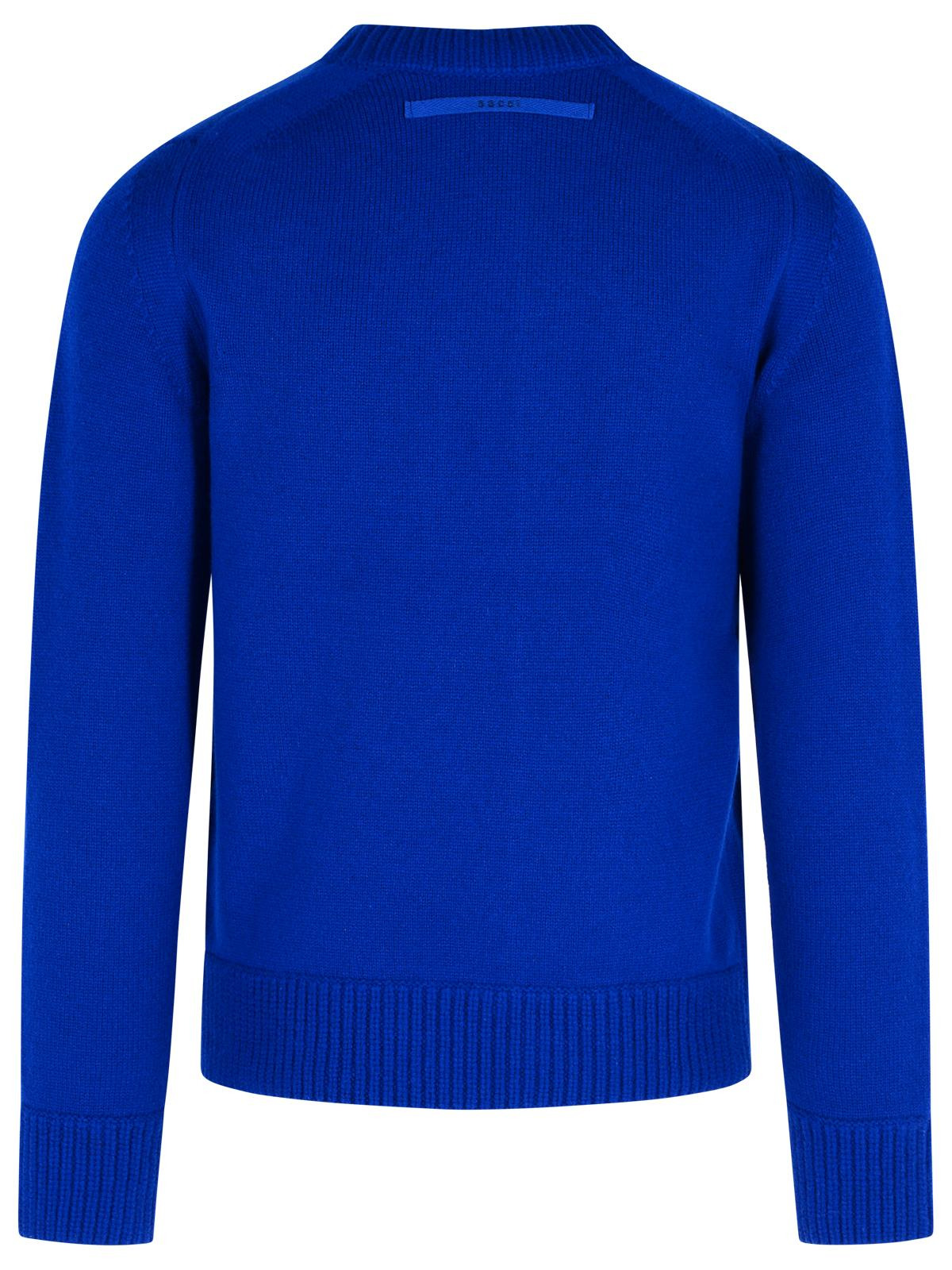 Sacai Blue Wool Sweater Men - 3