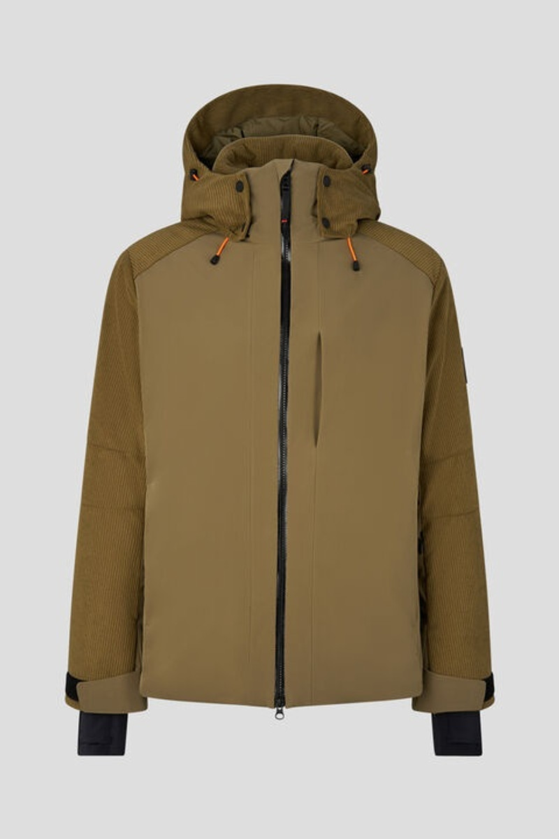 Hardo Corduroy ski jacket in Olive green 1