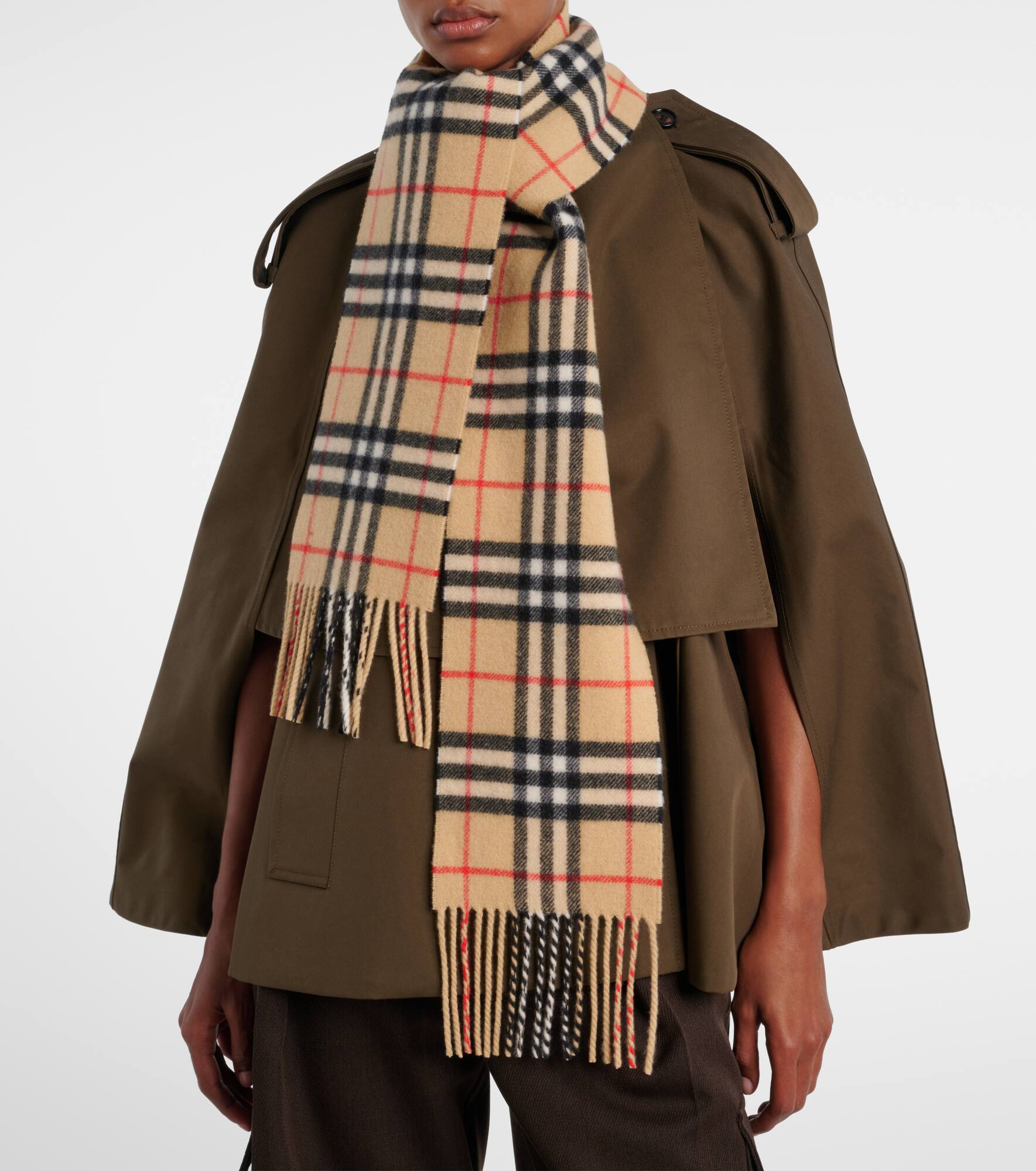 Burberry Check cashmere scarf - 2