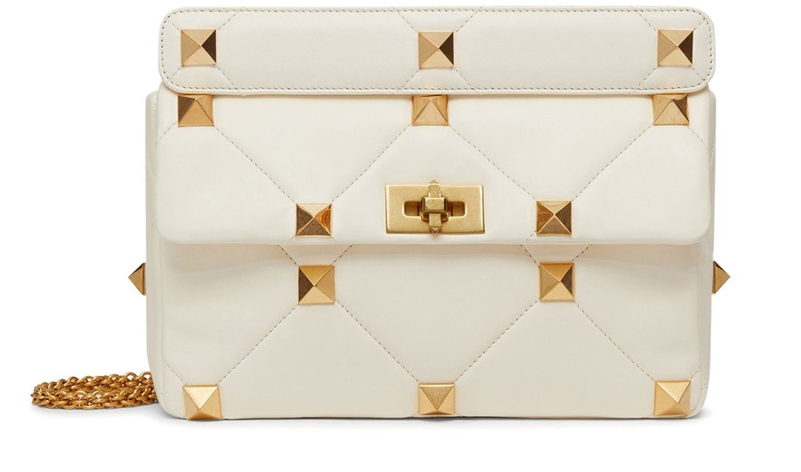 Roman Stud Large leather shoulder bag