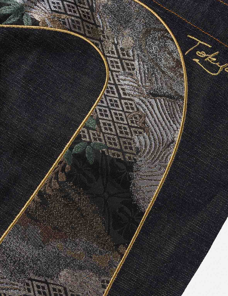 Daicock Brocade Denim Shorts 7