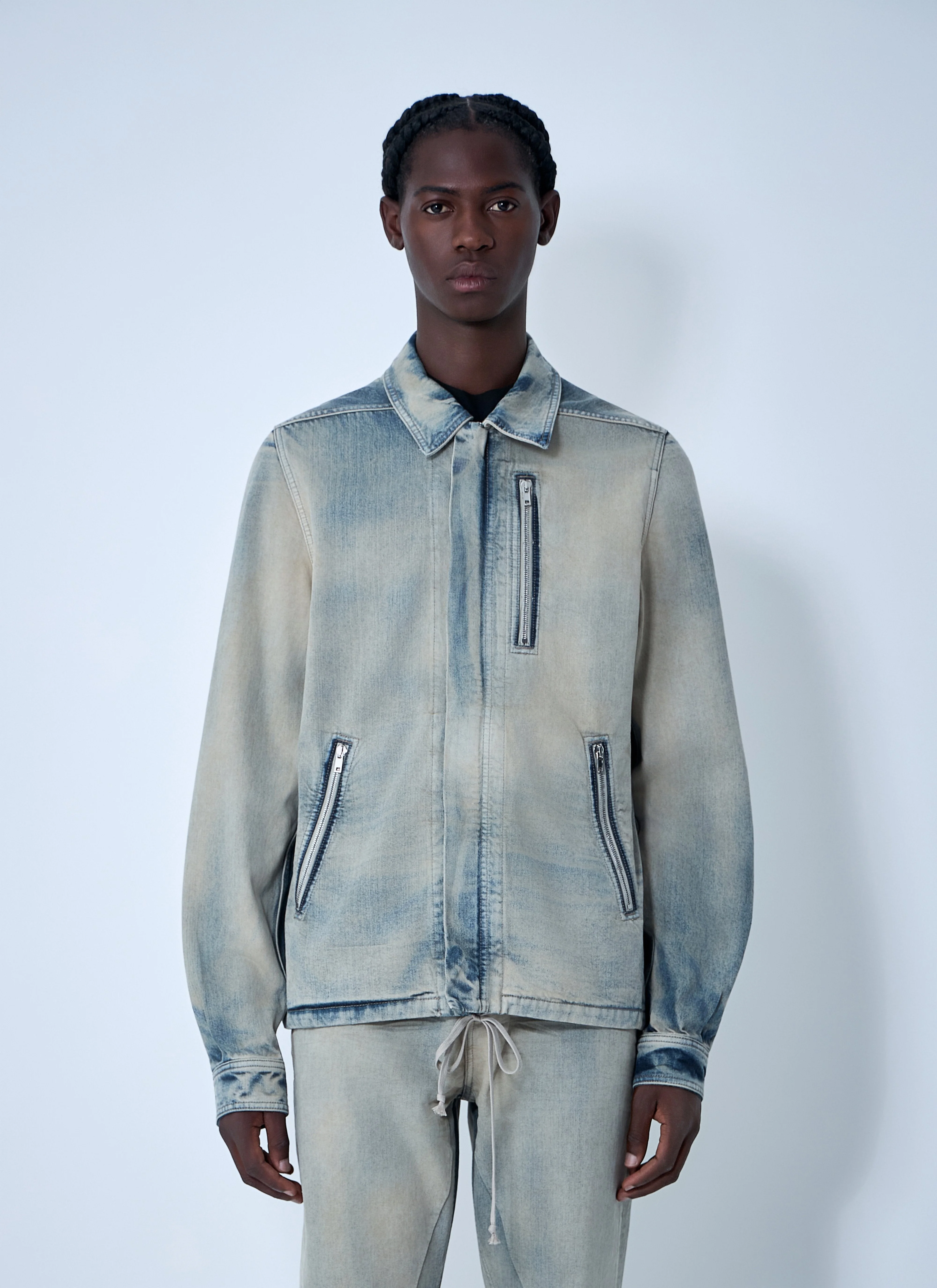 Rick Owens Drkshdw Men Denim Jacket - 1