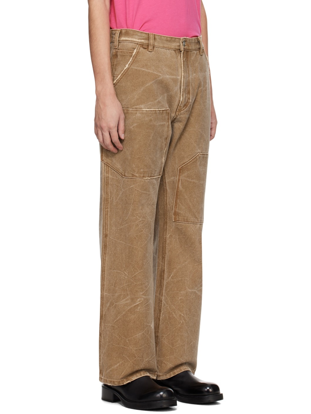 Brown Patch Trousers - 4
