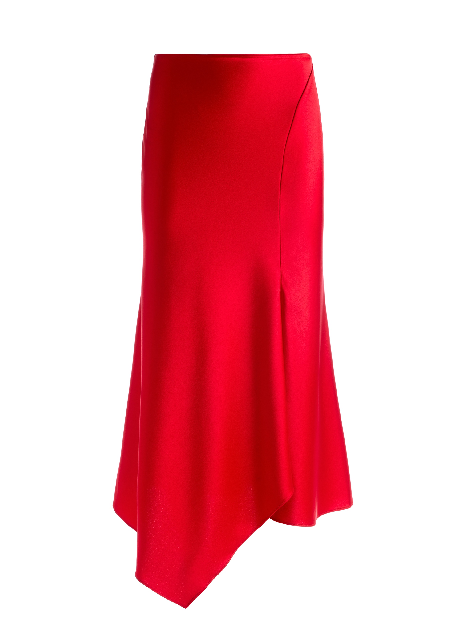 HARMONY DRAPEY ASYMMETRICAL MIDI SKIRT - 1