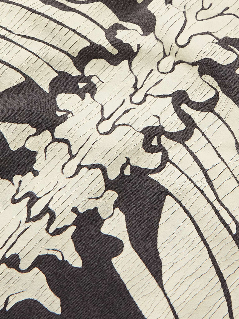 Distressed Printed Cotton-Jersey Hoodie 4