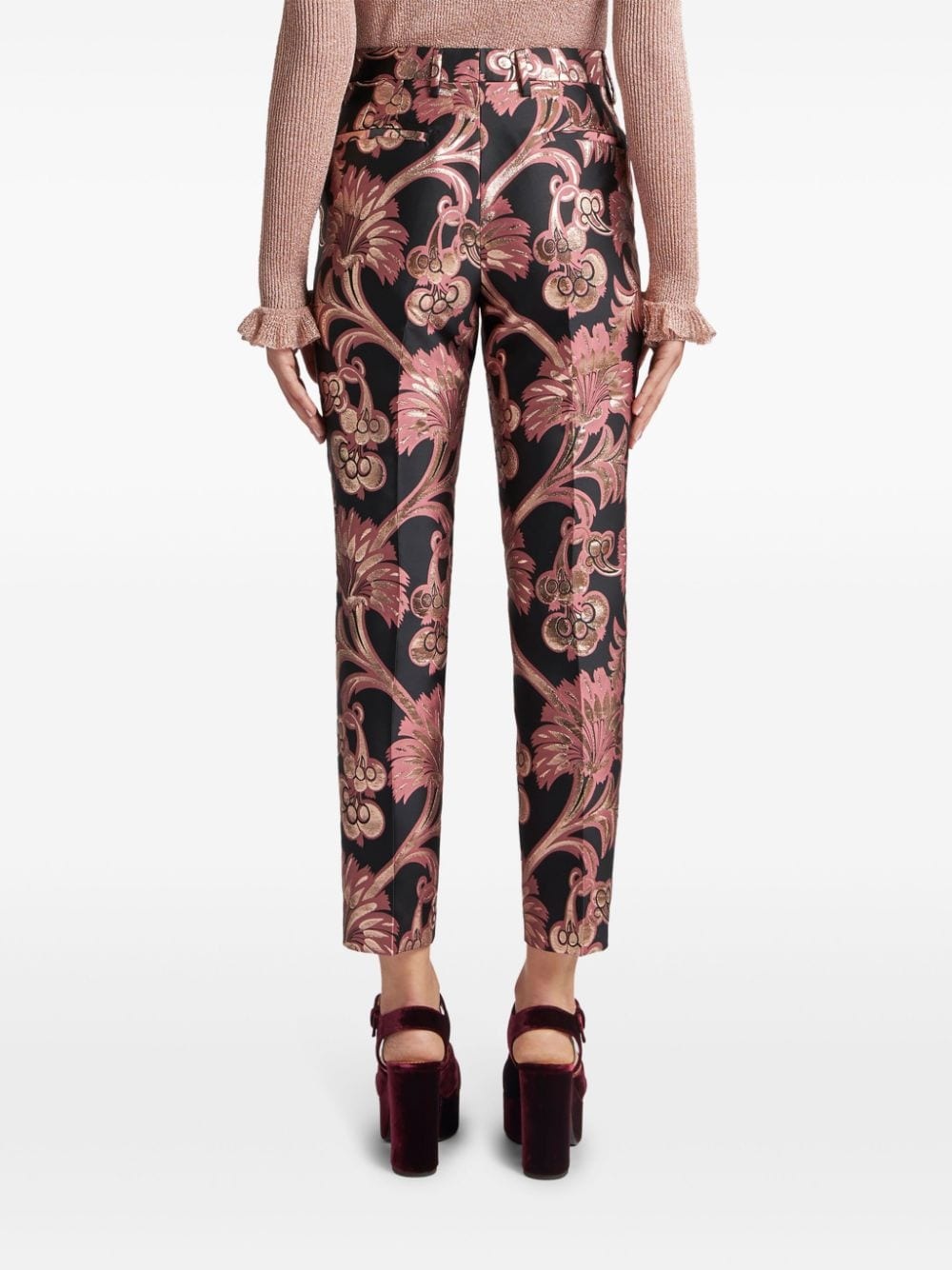 jacquard trousers - 4