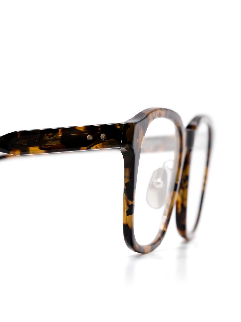 tortoiseshell-effect glasses - 3