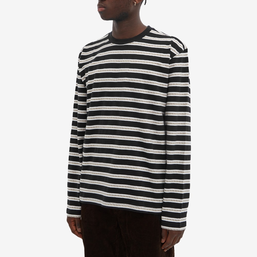 Stussy Multi Colour Striped Crew Sweat - 3