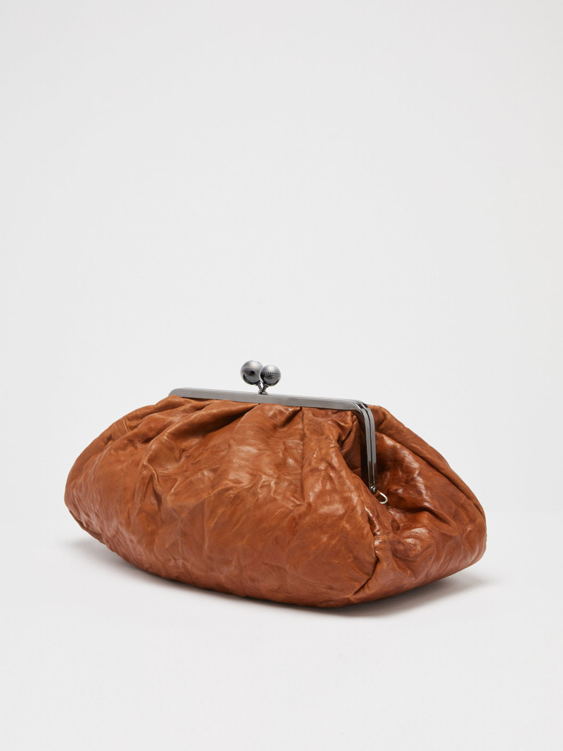 Max Mara CARAMBA Large leather Pasticcino Bag outlook