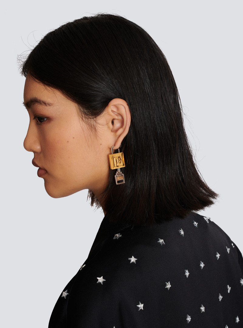 Balmain Key&Lock earrings outlook