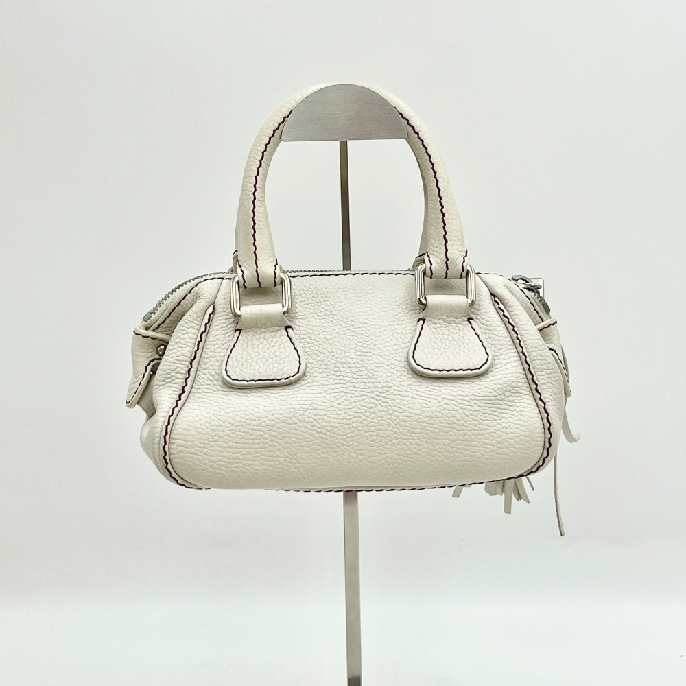 Chanel No. 8 Ivory Bowling Tassel Tote Bag - 3