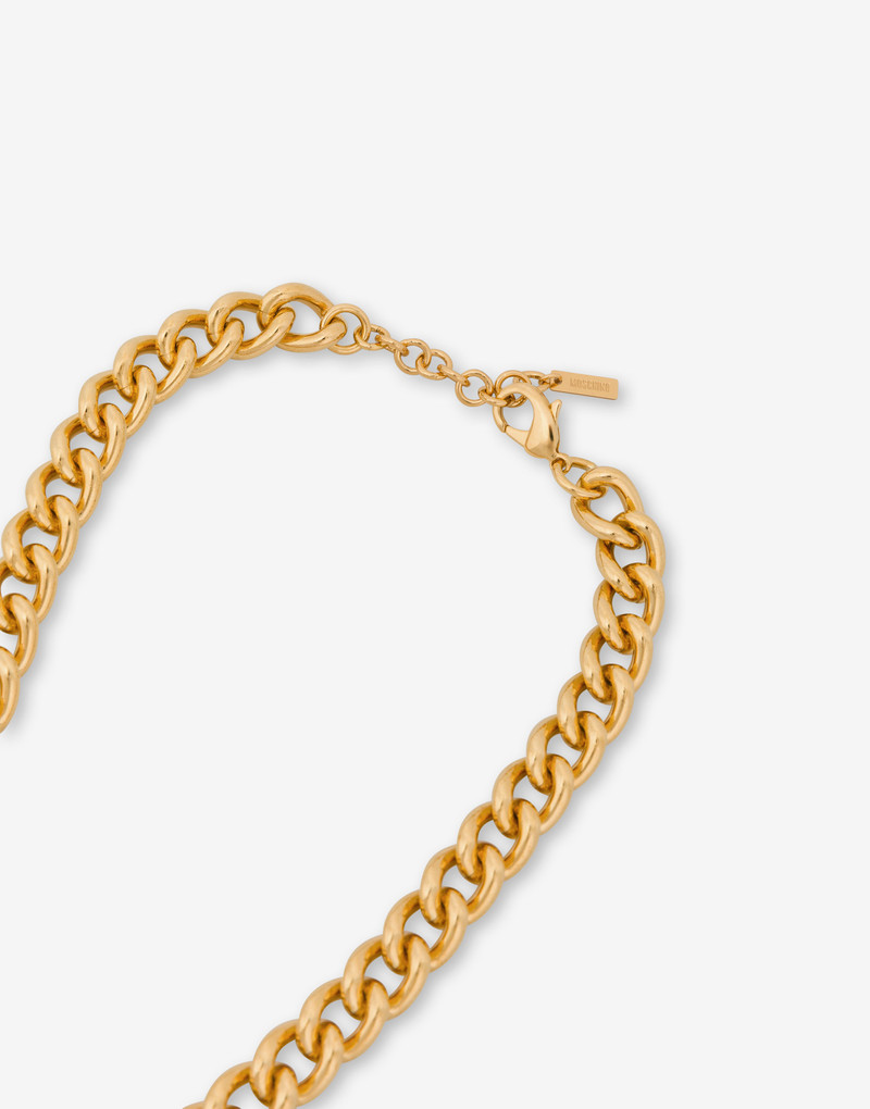 HEART LOCK CHAIN NECKLACE 3