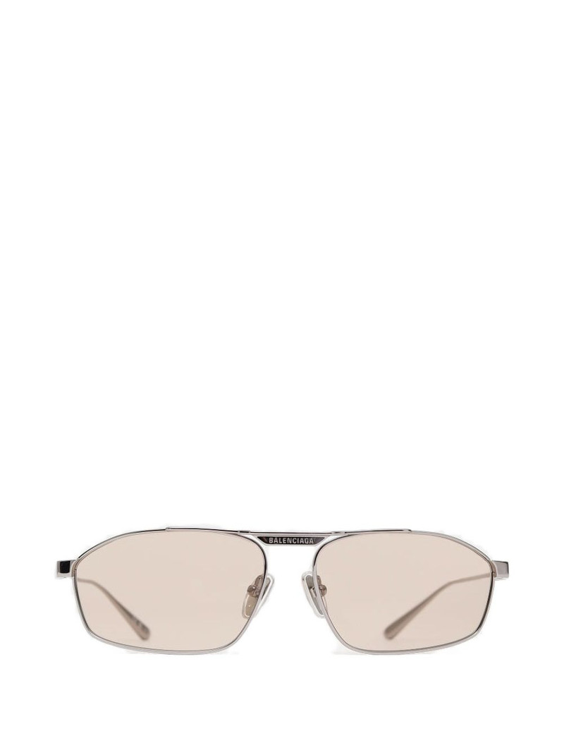 geometric-frame sunglasses 1