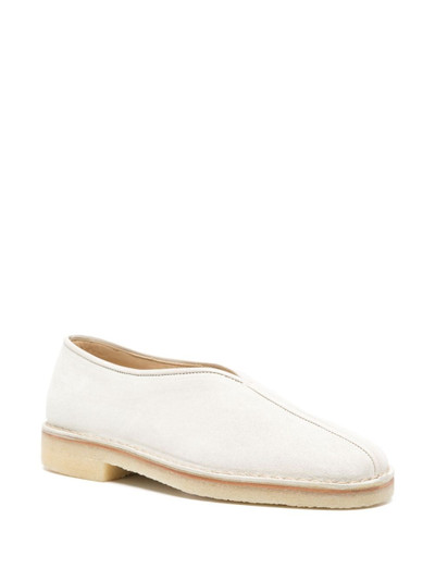Lemaire panelled suede loafers outlook