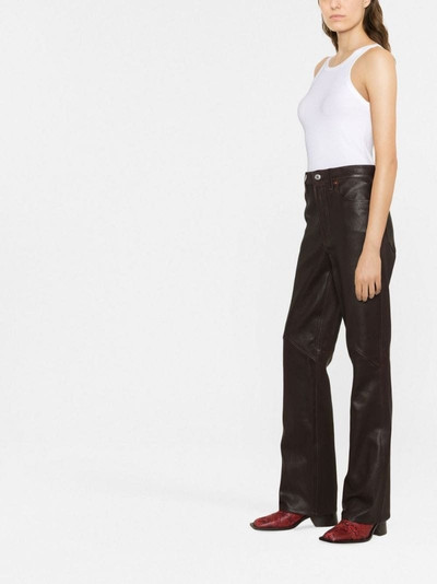 RE/DONE high-waisted flared trousers outlook