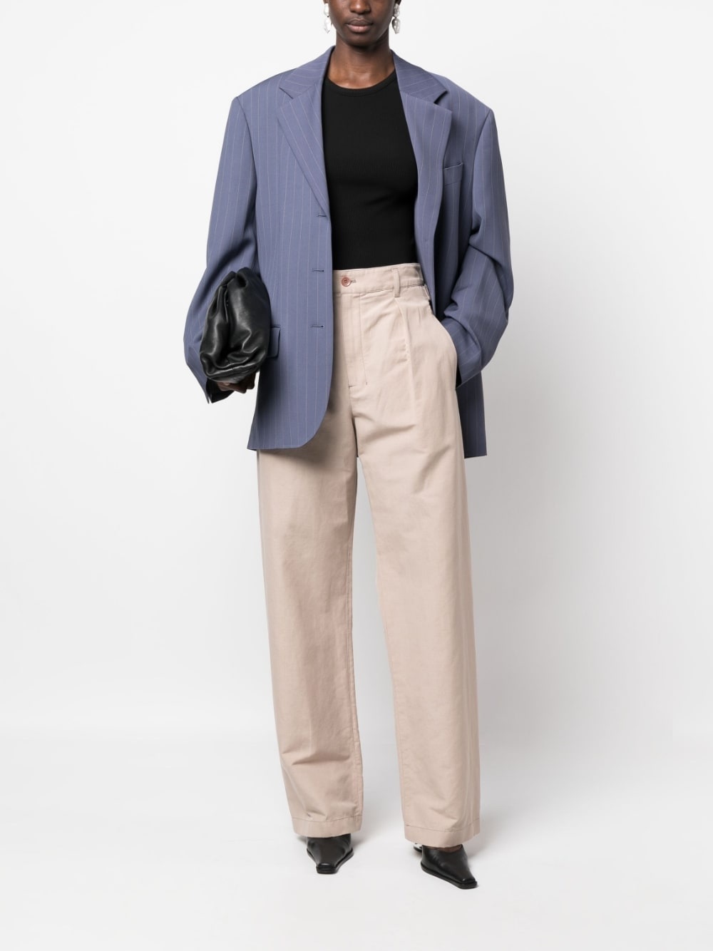 wide-leg high-waisted trousers - 2