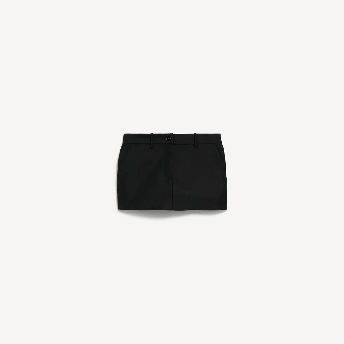 Women's Mini Tailored Skort in Black - 1