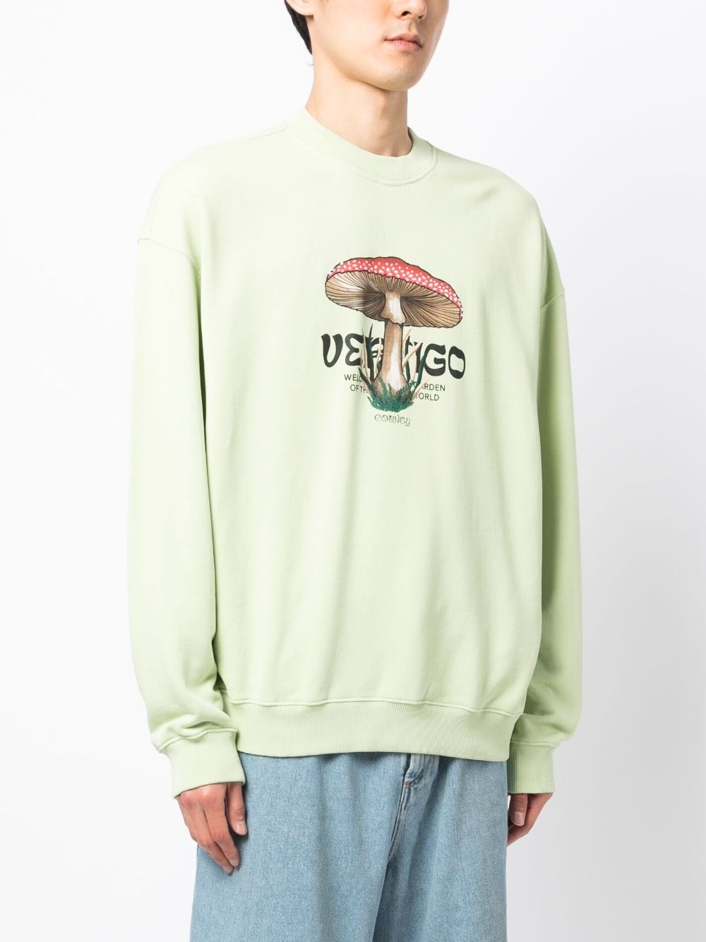 graphic-print cotton sweatshirt - 3