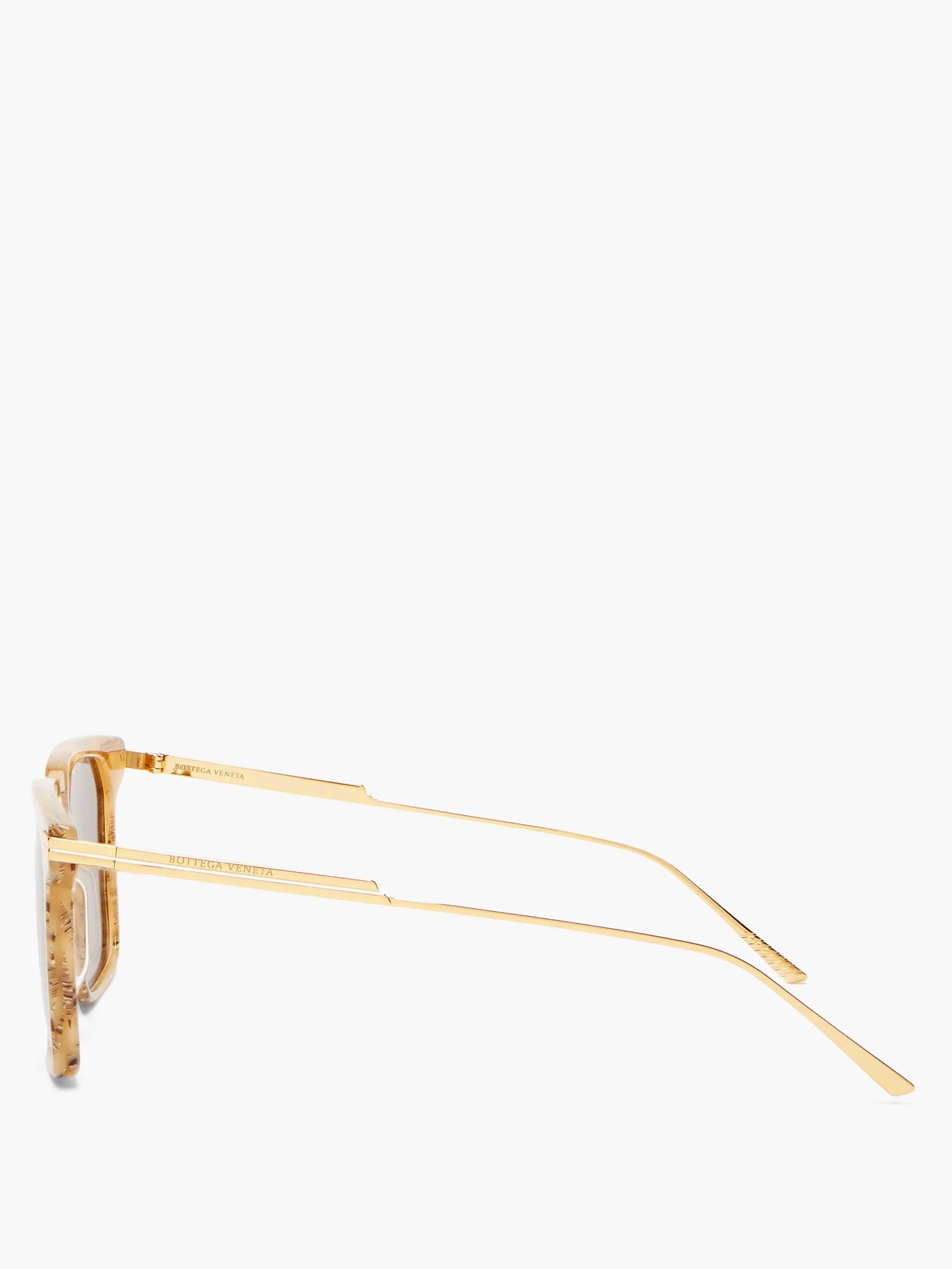 D-frame acetate and metal sunglasses - 4