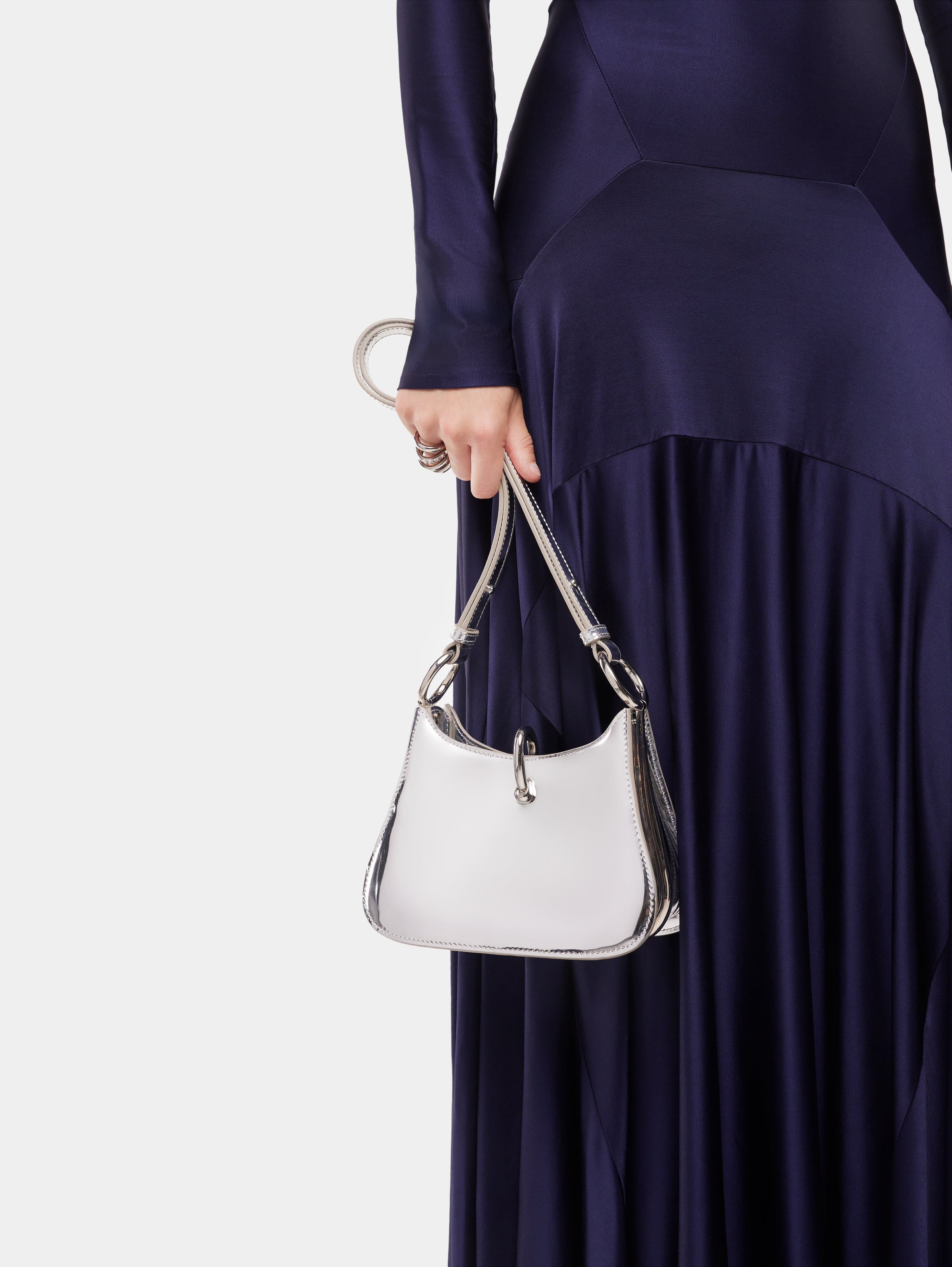 SMALL RING LEATHER BAG - 2