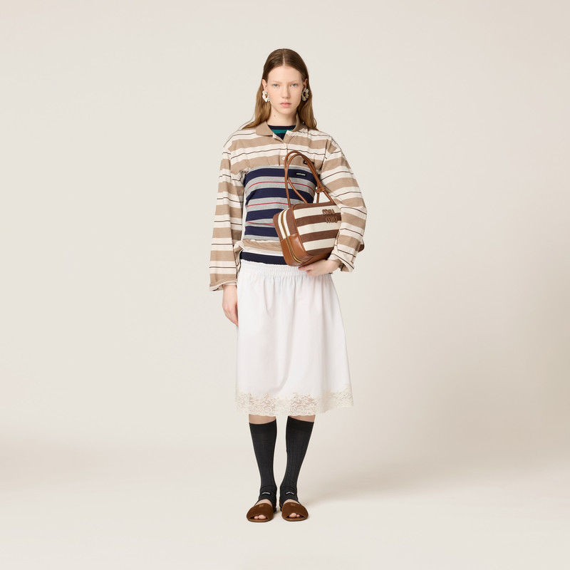 Miu Miu Poplin skirt outlook