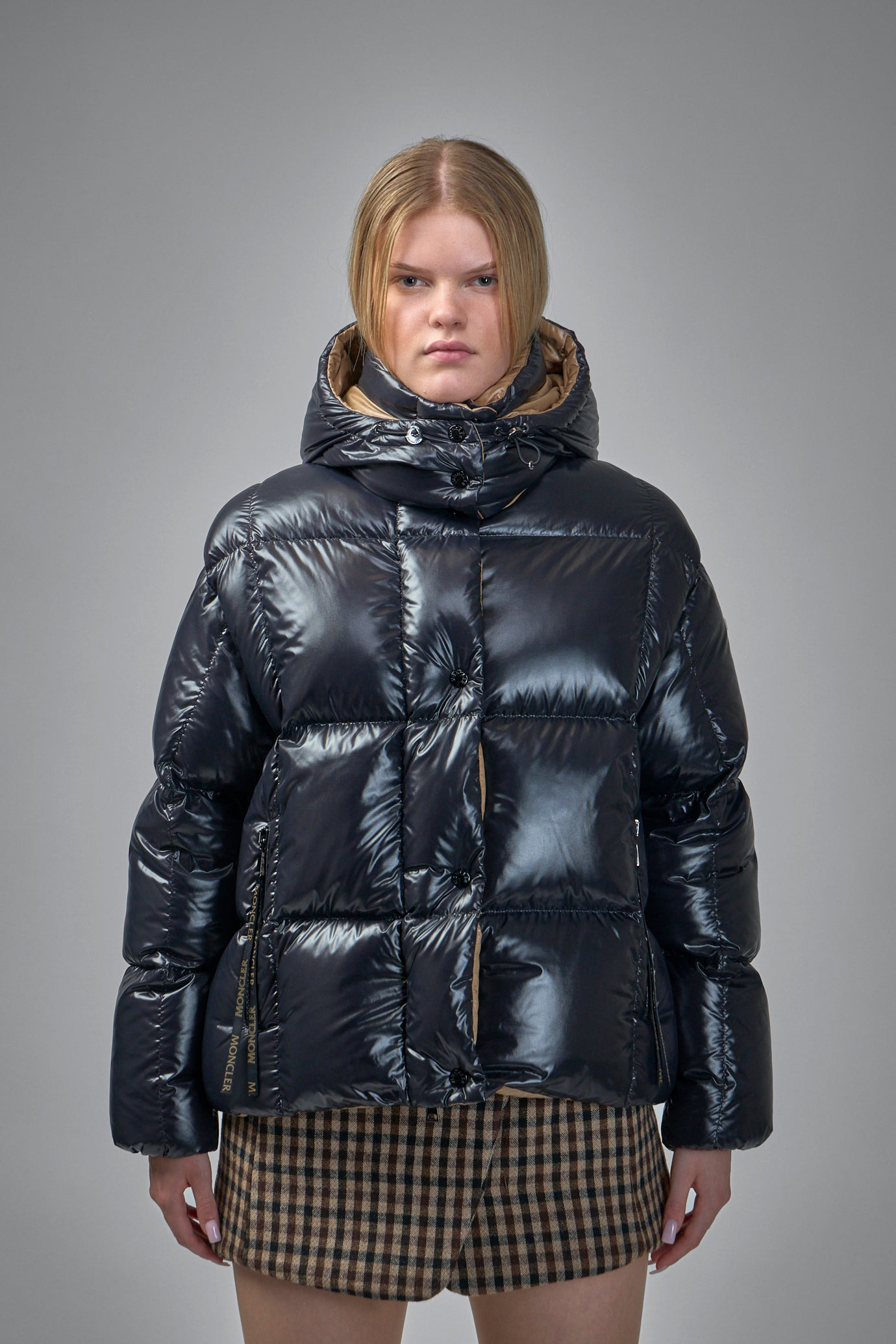 Parana Hooded Short Down Jacket - 1
