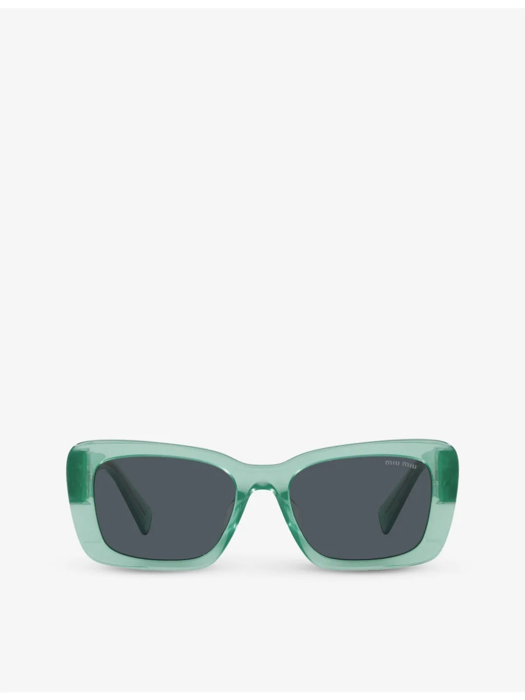 MU 07YS Glimpse semi-transparent acetate sunglasses - 1