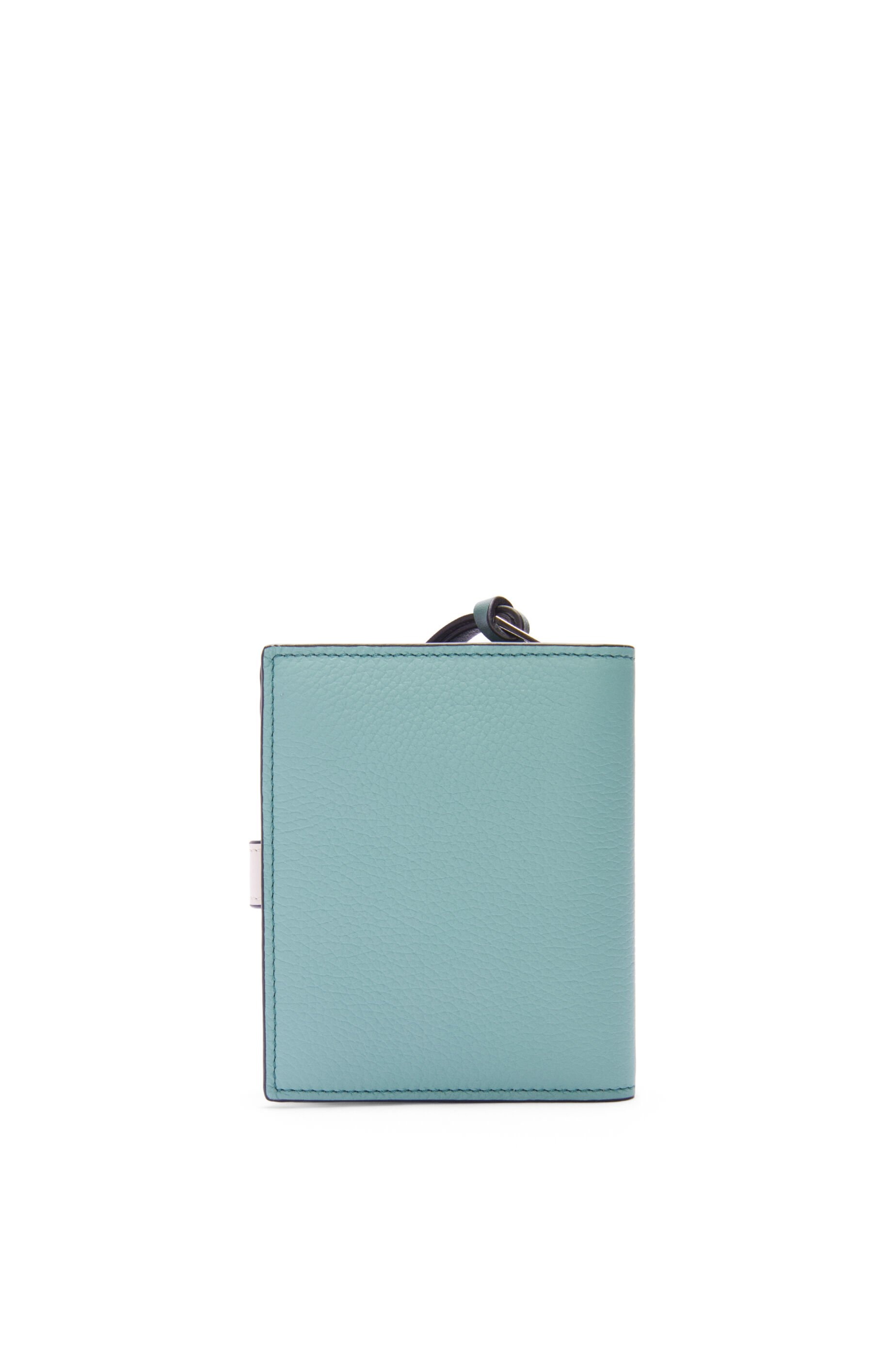 Compact zip wallet in soft grained calfskin - 4
