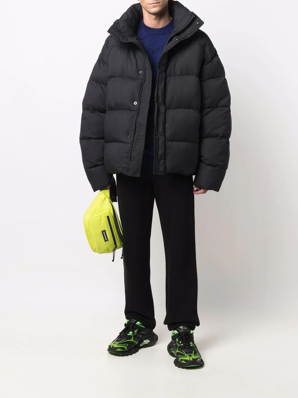 【BALENCIAGA】BB Puffer ジャケット ナイロン ジャケット BALENCIAGA】BB Puffer パファー ジャケット マイクロファイユ