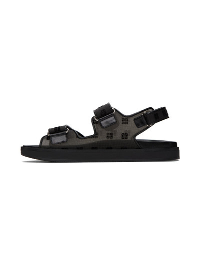Givenchy Black Strap Sandals outlook