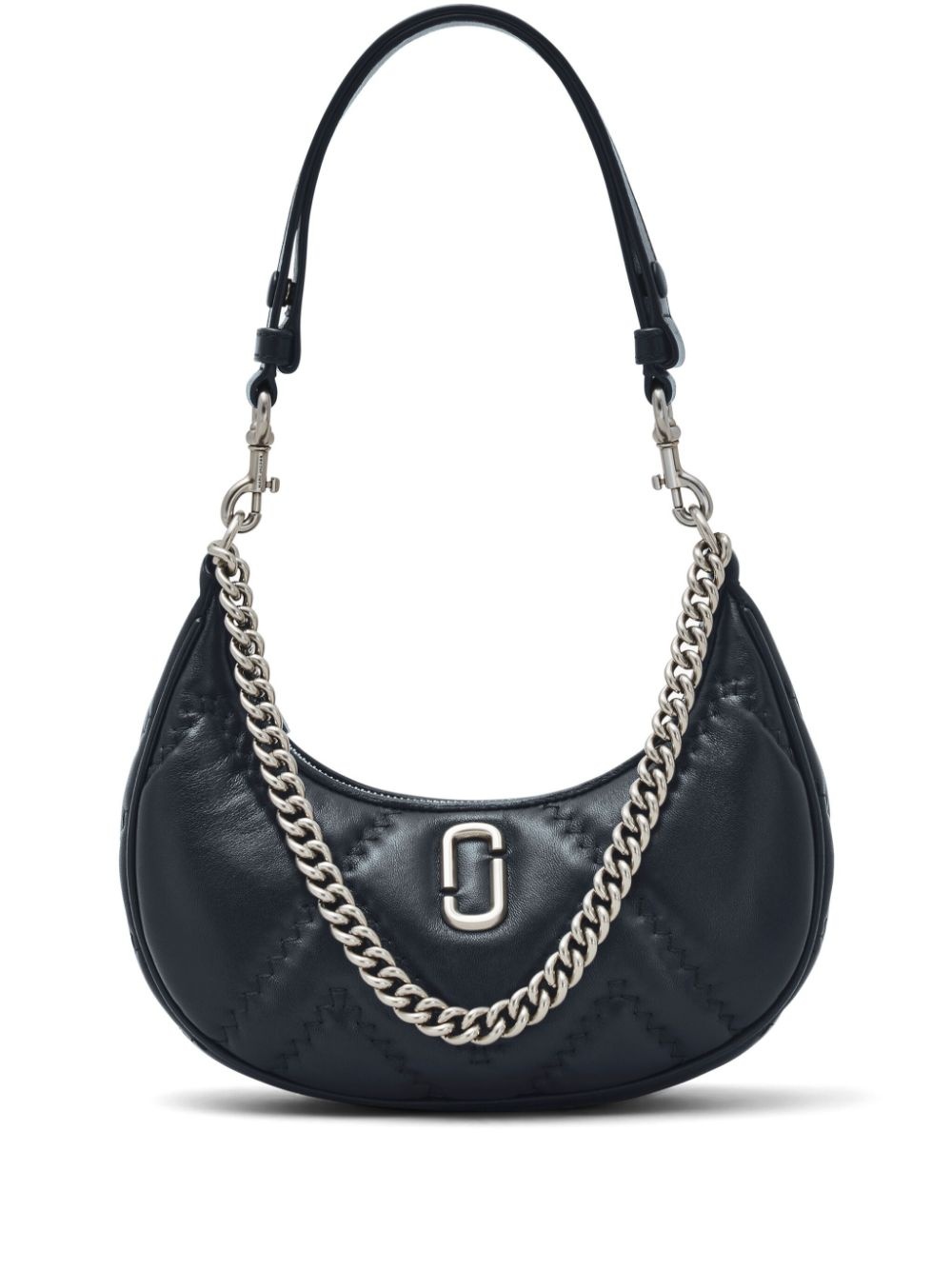 The Quilted Leather Curve shoulder bag - 1
