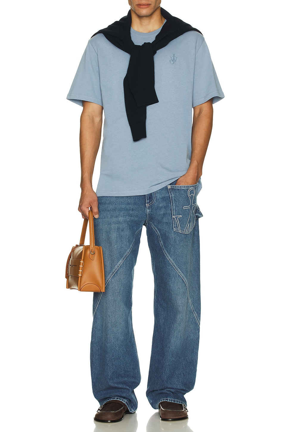 Anchor Embroidery T-Shirt - 4