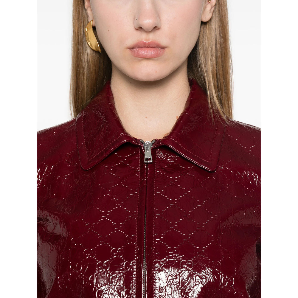 Gucci Red Jackets - Leather Jackets Women - 3