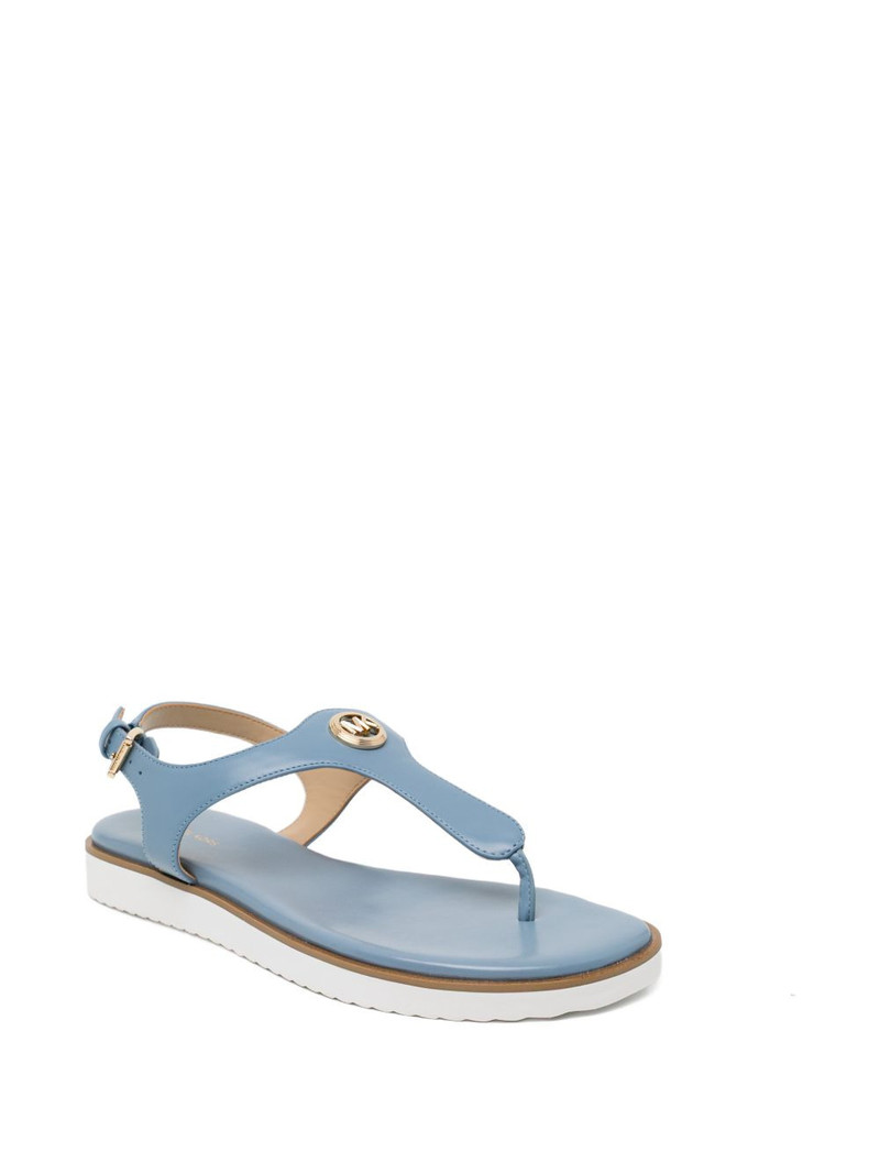 MICHAEL KORS logo-patched Val Thong sandals outlook