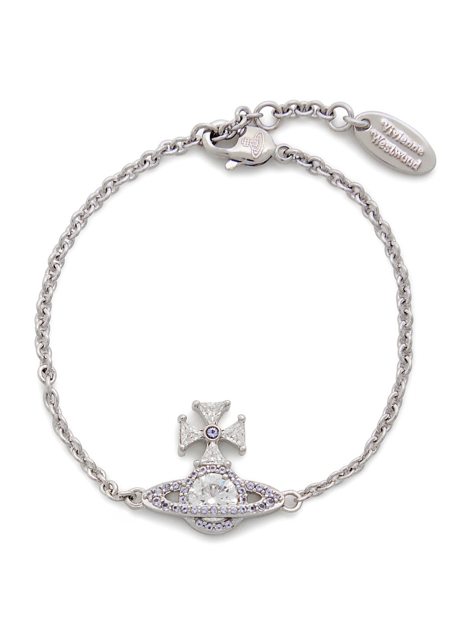 Vivienne Westwood Mila orb Pavé Bracelet - 1