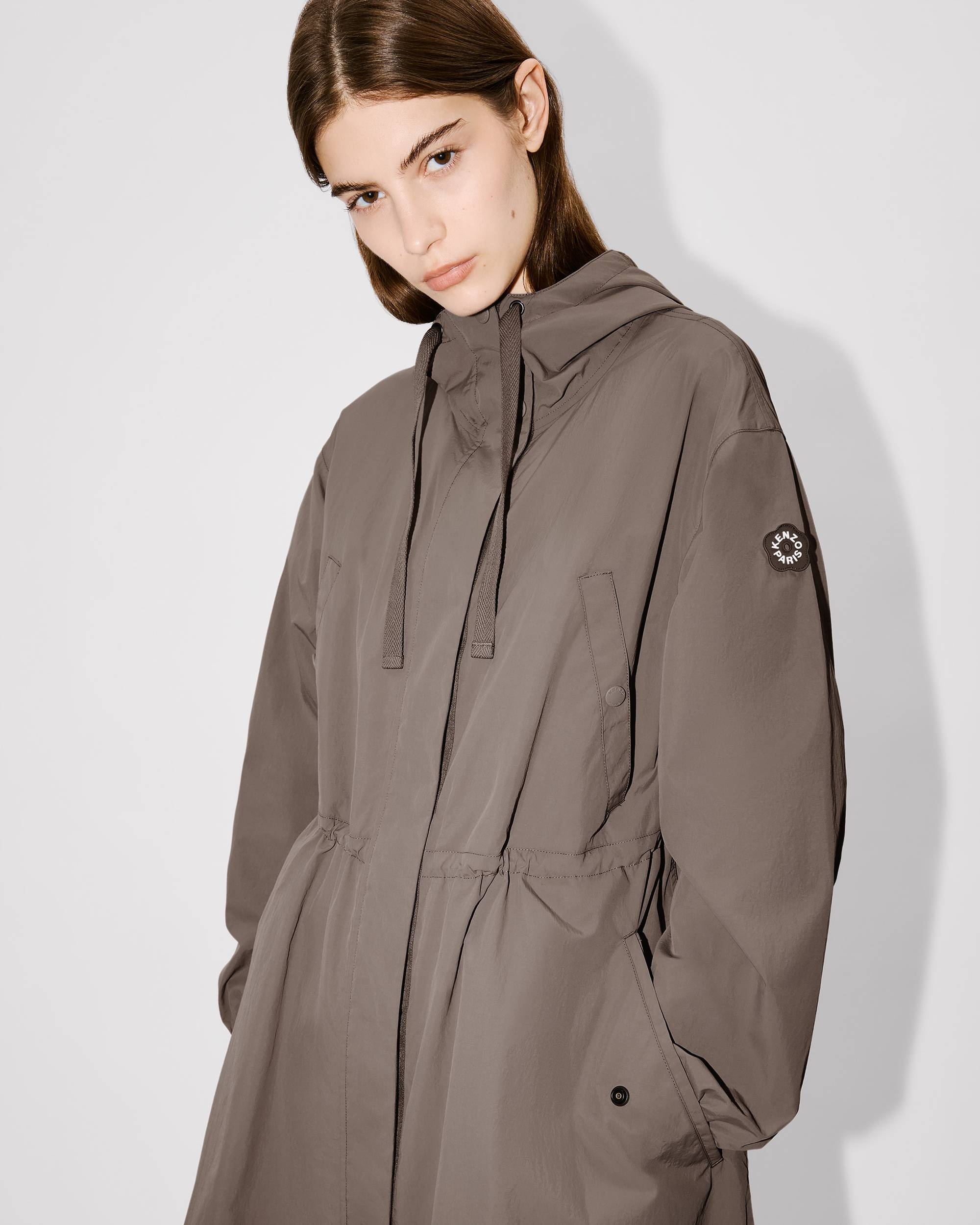 'Boke Flower 2.0' long windbreaker - 7