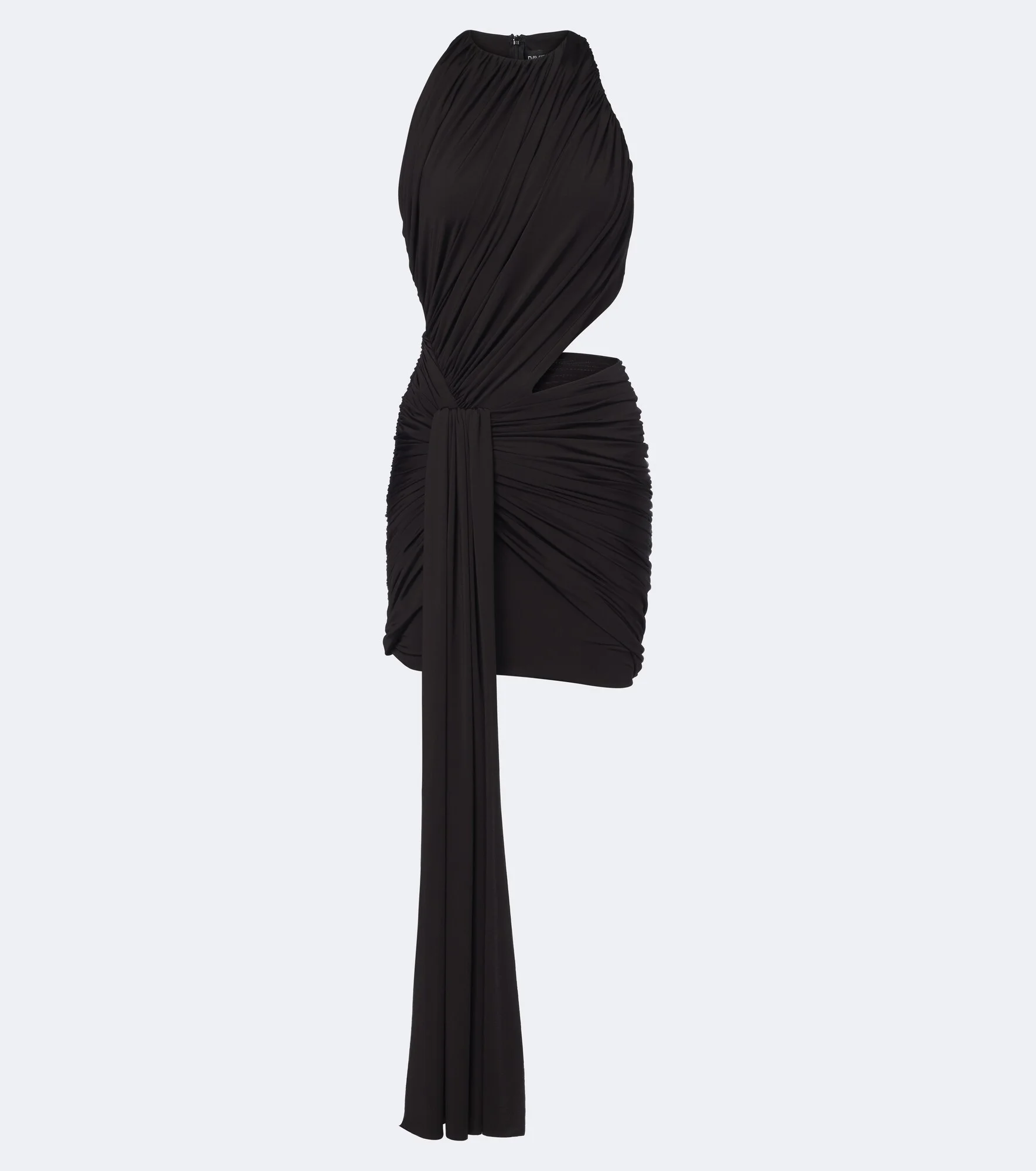 Cutout draped minidress - 1