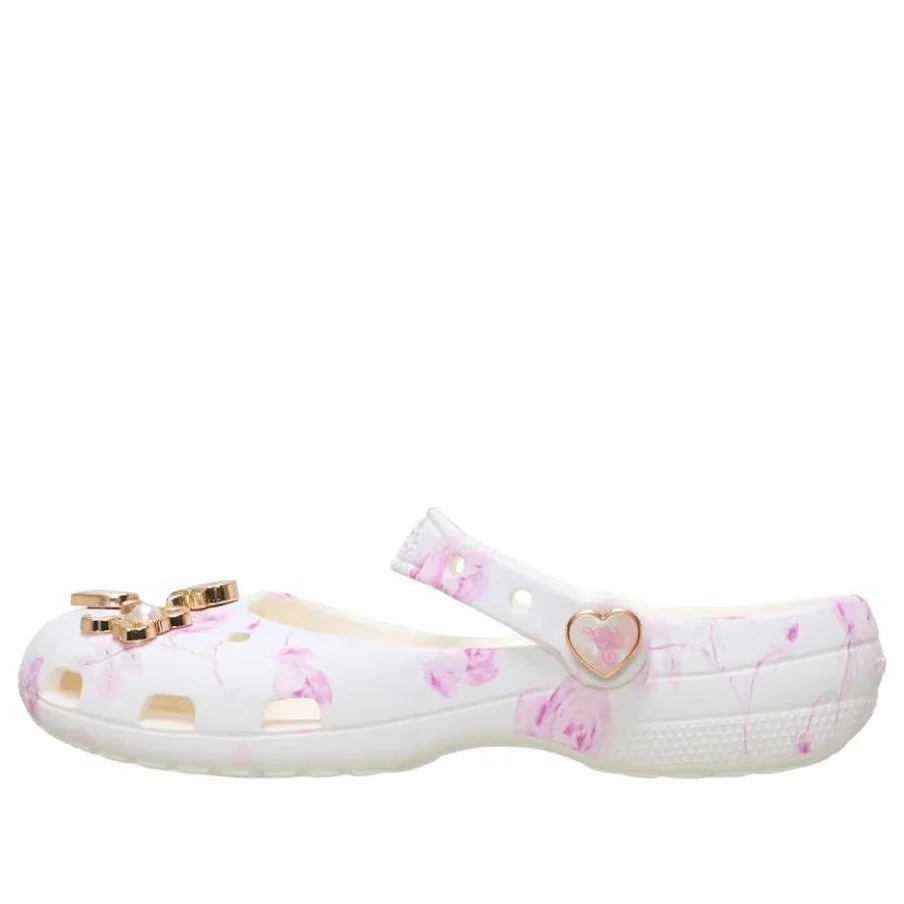 (WMNS) Crocs Classic Ballet Flat Love Shack Fancy 'Oyster' 212787-159 - 1