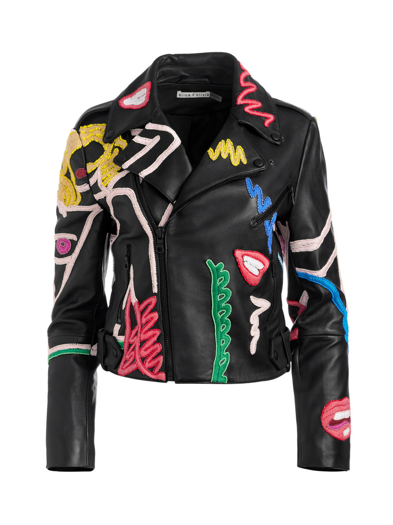 A+O X TOM WESSELMANN CODY LEATHER MOTO JACKET 7