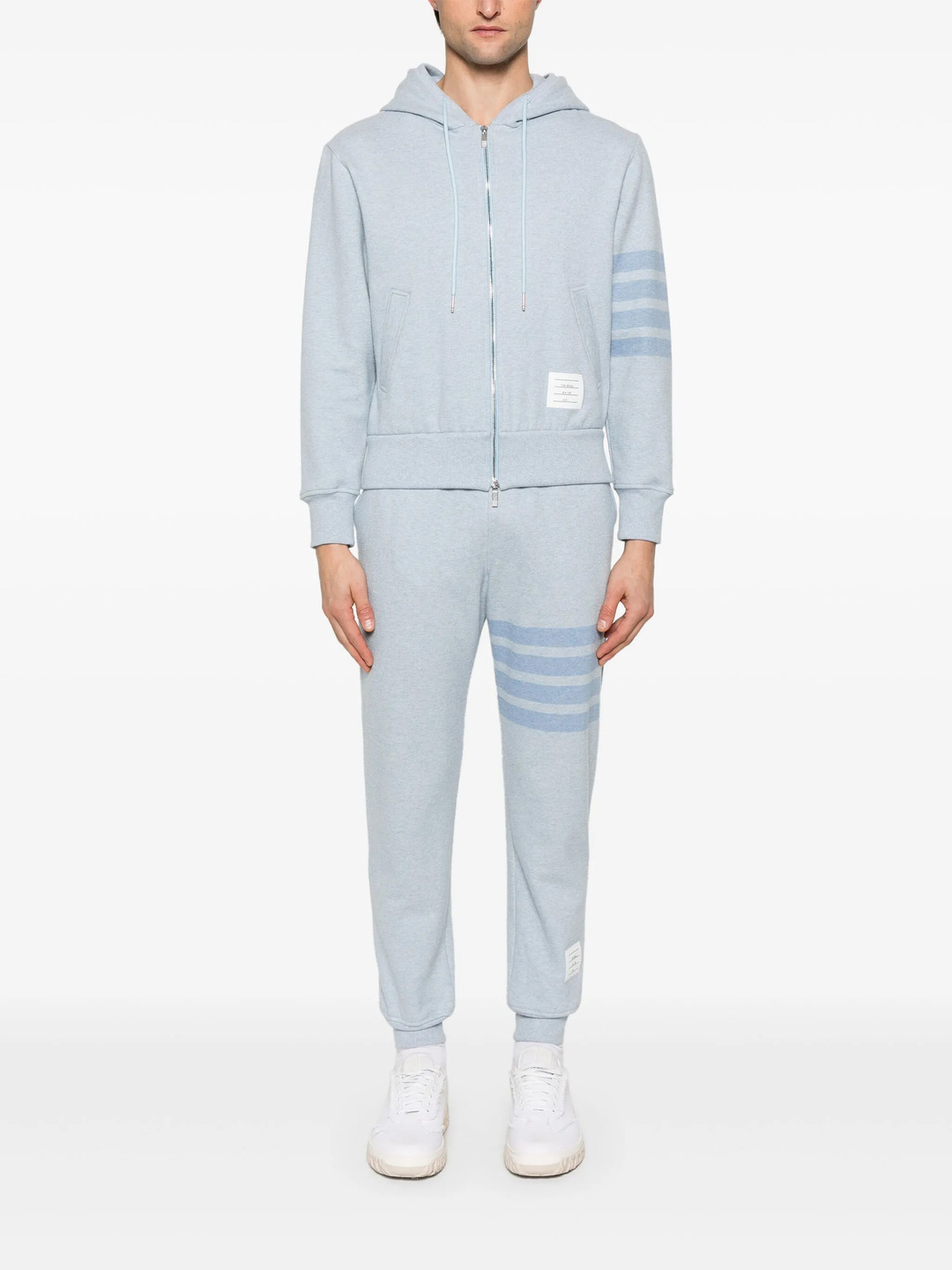 Melange Brushed Loopback 4-Bar Sweatpants Men - 2