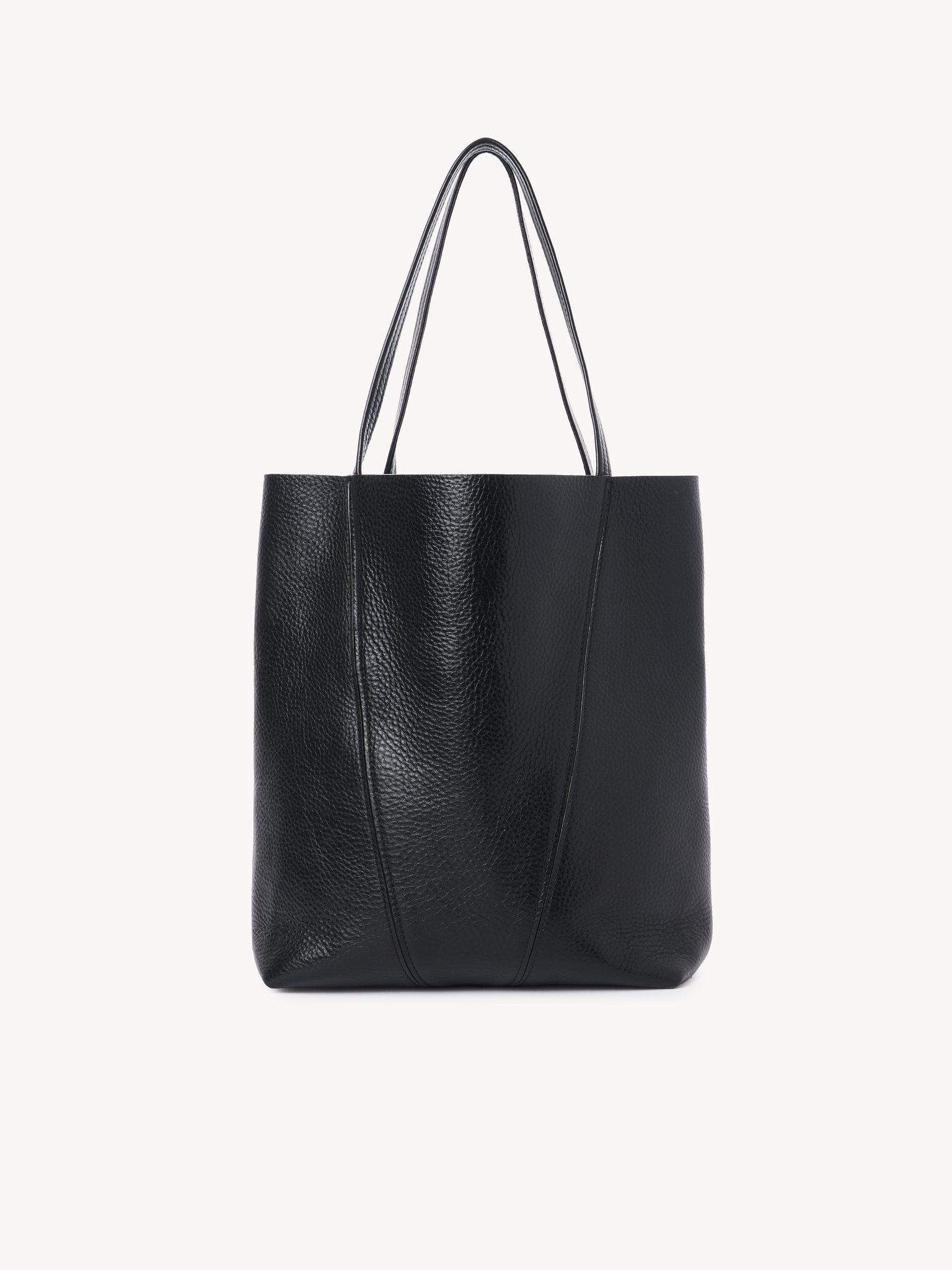 CHLOÉ SPIN TOTE BAG IN GRAINED LEATHER - 4