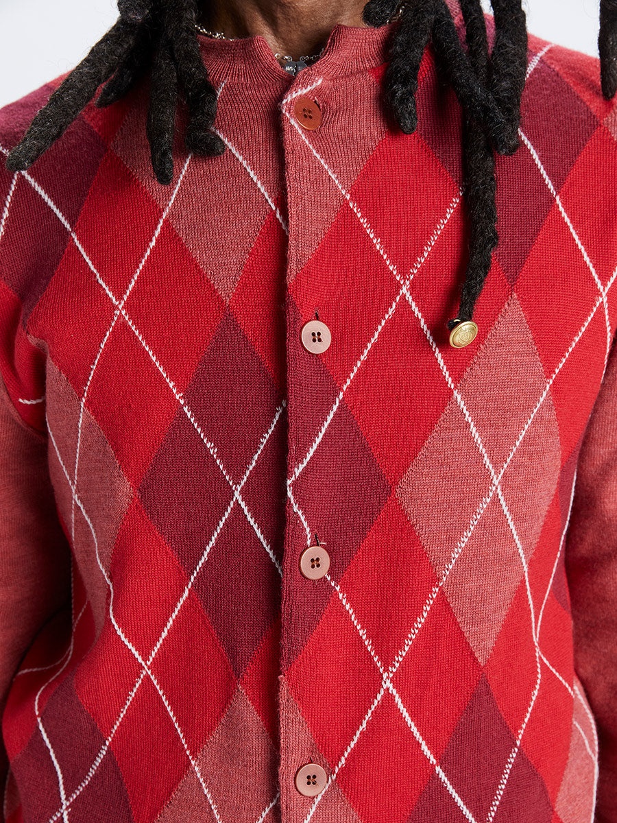 Burraco Cardiganino Red Mix - 3