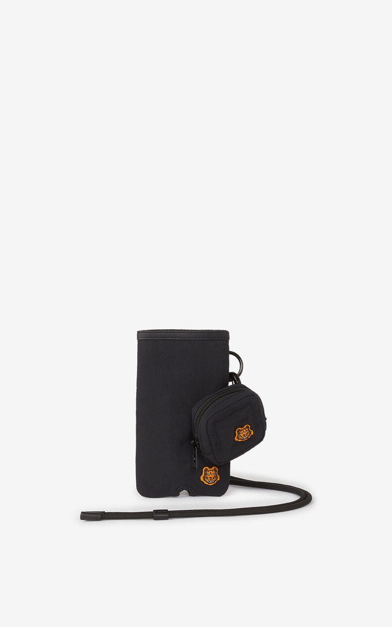 Tiger Crest phone and headphones holder with strap 4