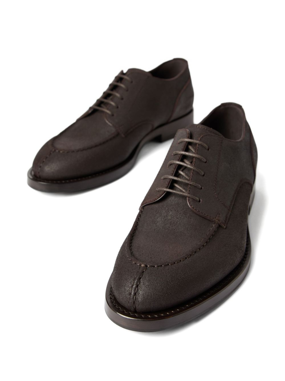suede Derby shoes - 4