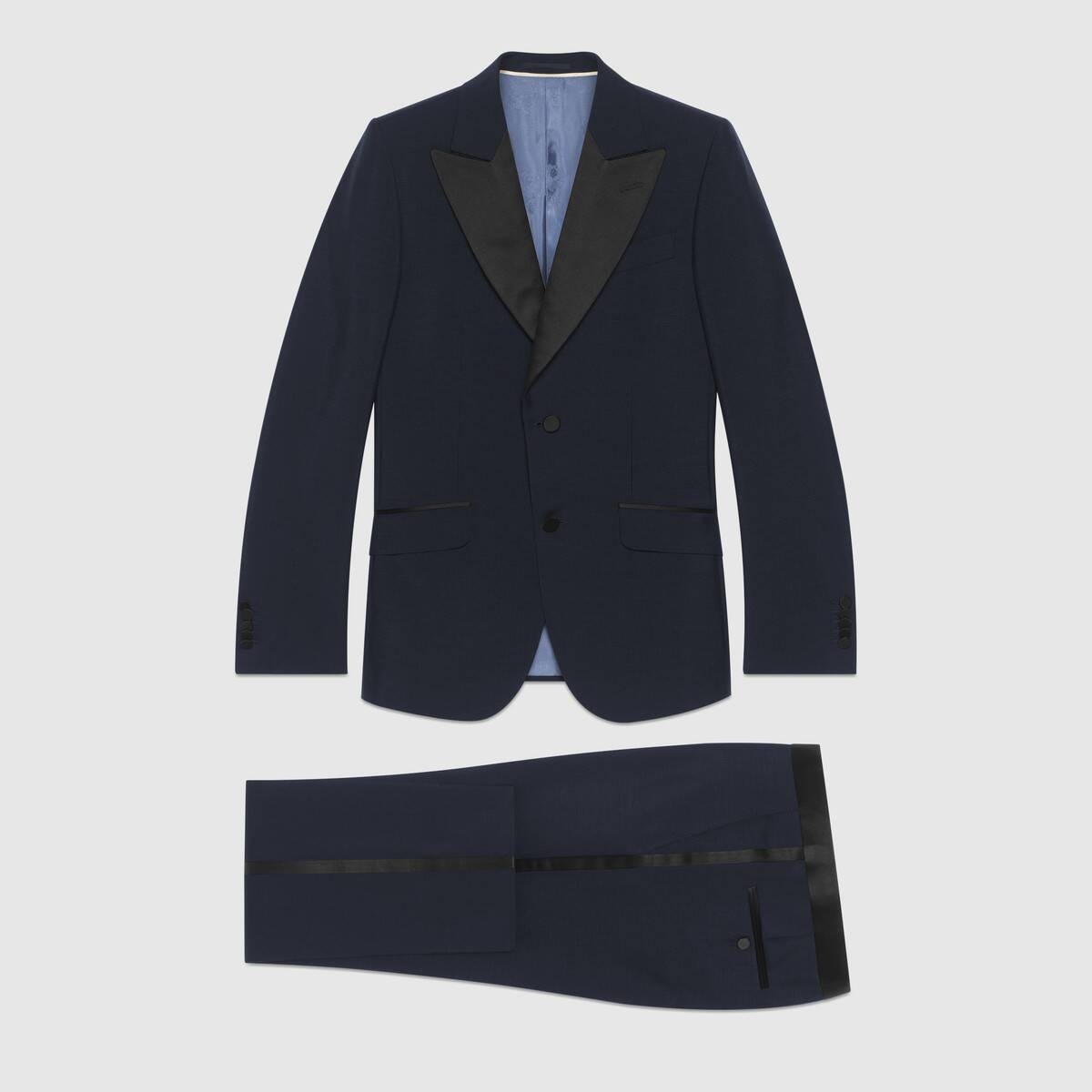 Fitted mohair wool tuxedo - 1