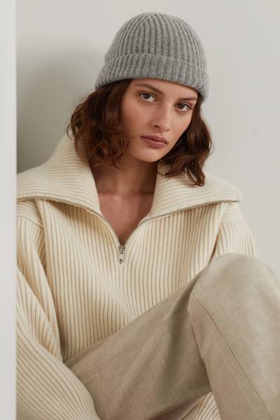 Alaïa Ribbed cashmere beanie outlook