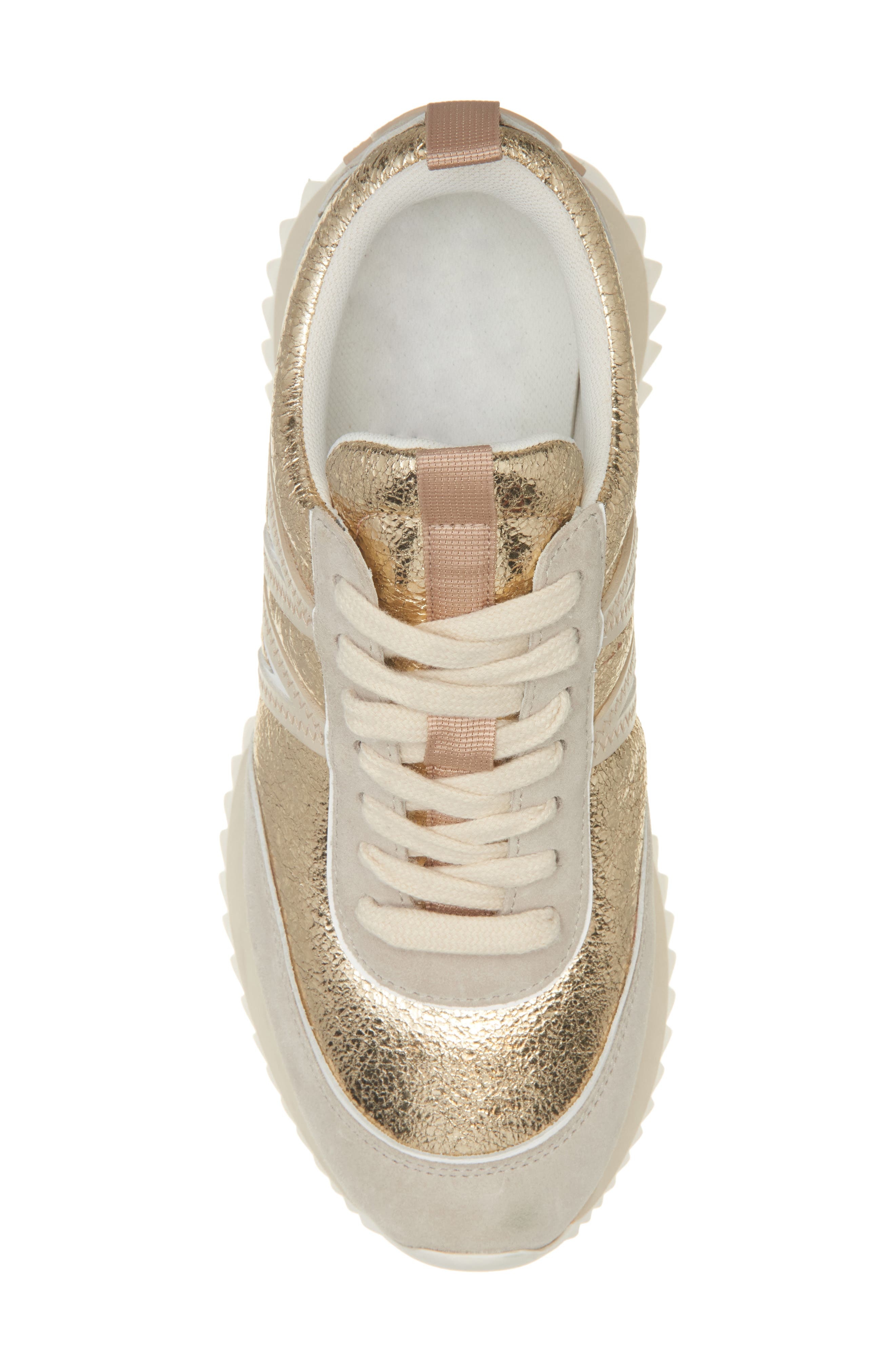 Moncler Pacey Low Top Sneaker in Gold at Nordstrom - 5