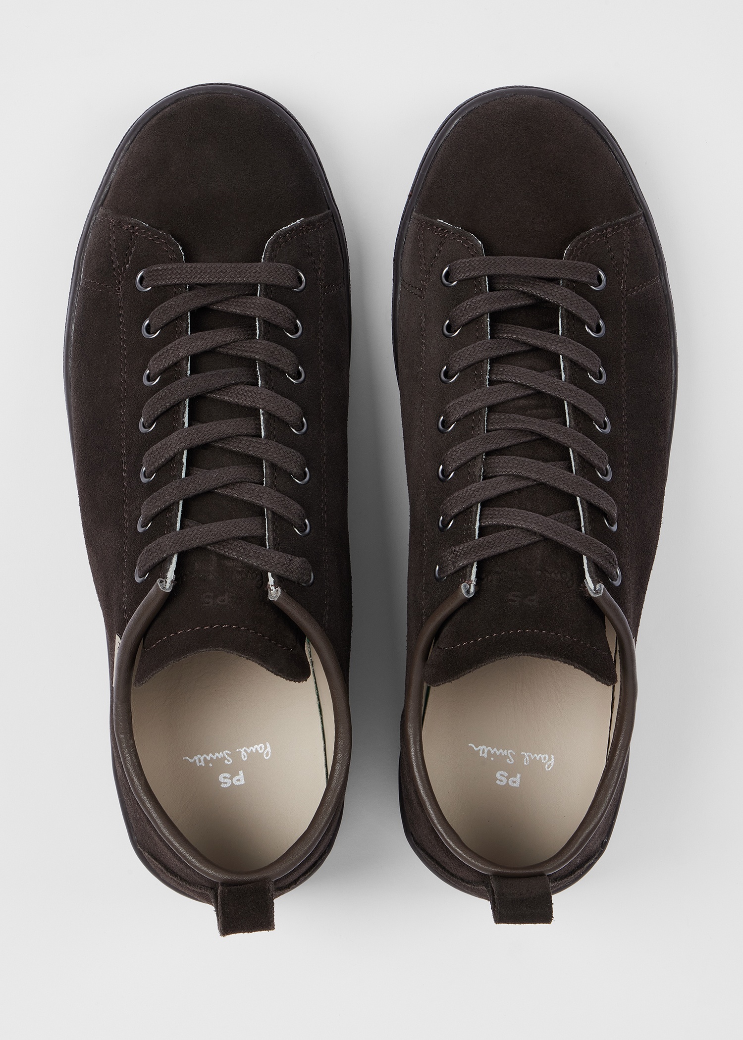 Dark Brown Suede 'Miyata' Trainers - 3